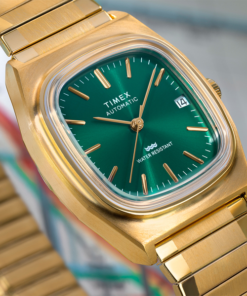 TIMEX(タイメックス)の「TIMEX E-Line Automatic tx-tw2y67700(アナログ腕時計・レディース・ゴールド・FREE)」の3枚目の写真