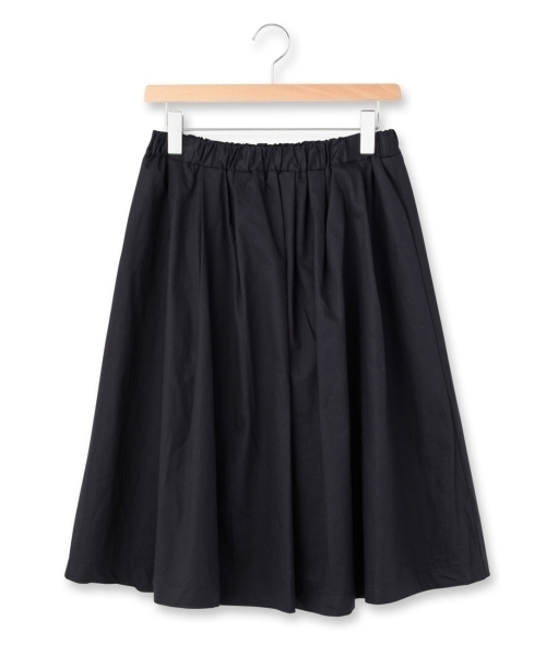 HusHusH(ハッシュアッシュ)の「ツイルミディ丈フレアスカート(スカート・レディース・グリーン/ブルー・03/02)」の1枚目の写真