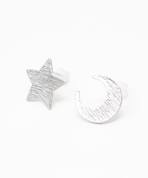 mystic（ミスティック）の「【WEB限定】【mystic】ムーンスターピアス（ピアス（両耳用）・レディース・シルバー/ゴールド・ﾌﾘ-）」の3枚目の写真