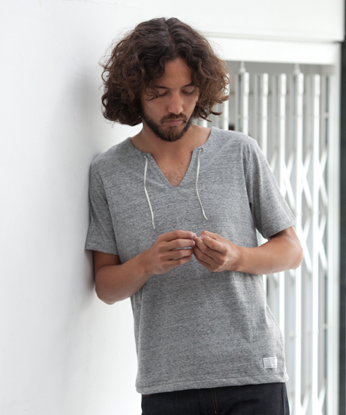 SABLE CLUTCH（セーブルクラッチ）の「LACE TEE（Tシャツ/カットソー・メンズ・ブラック/オフホワイト/グレー・MEDIUM/LARGE/SMALL）」の3枚目の写真