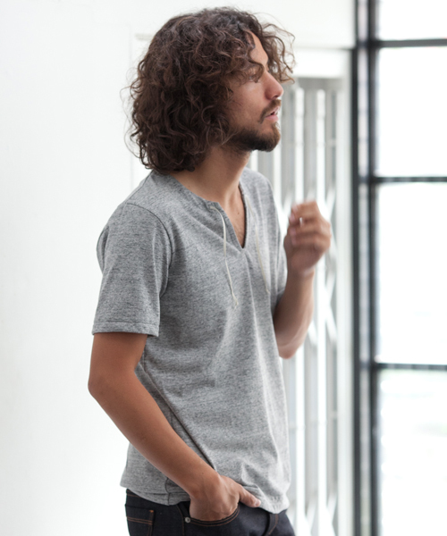 SABLE CLUTCH（セーブルクラッチ）の「LACE TEE（Tシャツ/カットソー・メンズ・ブラック/オフホワイト/グレー・MEDIUM/LARGE/SMALL）」の12枚目の写真