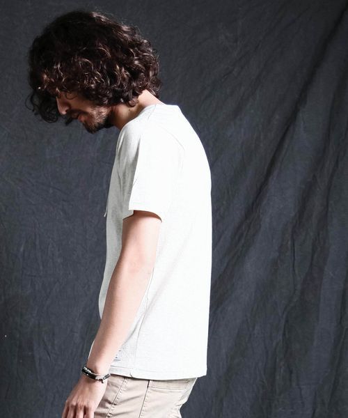 SABLE CLUTCH（セーブルクラッチ）の「LACE TEE（Tシャツ/カットソー・メンズ・ブラック/オフホワイト/グレー・MEDIUM/LARGE/SMALL）」の18枚目の写真