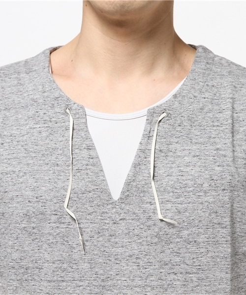 SABLE CLUTCH（セーブルクラッチ）の「LACE TEE（Tシャツ/カットソー・メンズ・ブラック/オフホワイト/グレー・MEDIUM/LARGE/SMALL）」の5枚目の写真