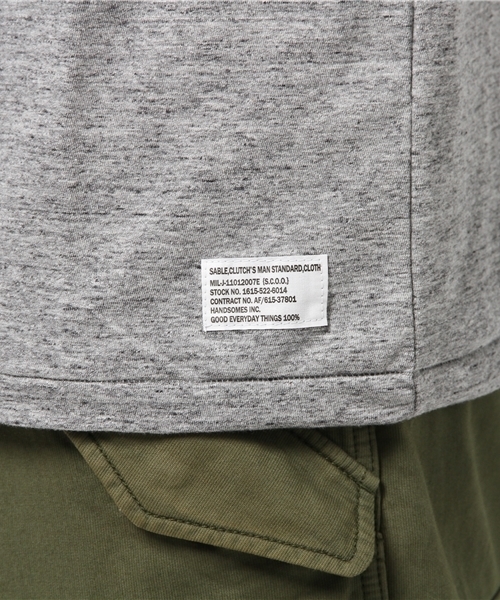 SABLE CLUTCH（セーブルクラッチ）の「LACE TEE（Tシャツ/カットソー・メンズ・ブラック/オフホワイト/グレー・MEDIUM/LARGE/SMALL）」の7枚目の写真