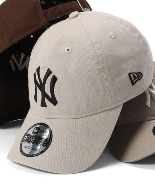 NEW ERA（ニューエラ）の「ニューエラ キャップ 9TWENTYローキャップ MLB（キャップ・レディース・ネイビー/グレー/インディゴブルー/ブラック×ホワイト/ウッドランド/ホワイト×ブラック/レッド系その他/ブラック系その他/ダークグリーン/ベージュ/ブルー系その他/ブラック系その他3/ホワイト系その他/ブルー系その他2/レッド/ロイヤルブルー/ブラック系その他2/ブルー系その他3/オリーブ/ベージュ系その他/ベージュ系その他3/ブラック系その他4/ブラック系その他5/ベージュ系その他2/ブラック系その他6/グリーン系その他/ブルー系その他4/カーキ/ベージュ系その他4/ブラック系/ストーン/アイボリー/ブラウン/ベージュ系その他5/スカイブルー/ホワイト系その他2/ラベンダー/ホワイト/ブラック×ブラック/ブルー/ブラック・ONE SIZE/L/XL/S/M/M/L）」の4枚目の写真