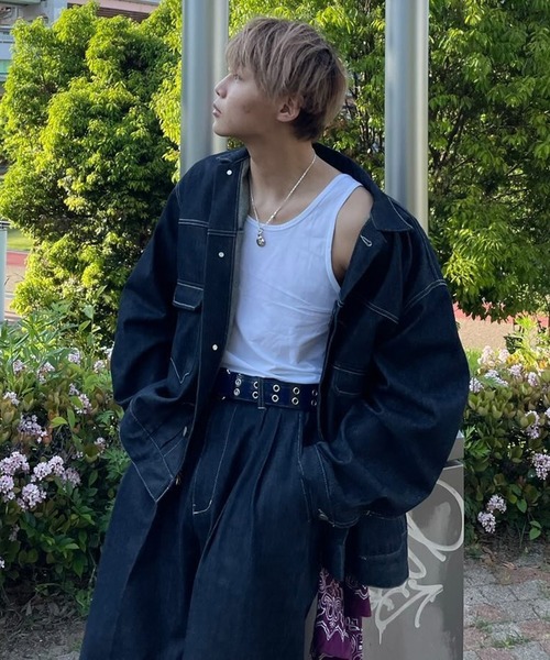 ８(eight)（エイト）の「カラフルエナメルスタッズベルト（ベルト・メンズ・シルバー/ブルー/ブラック/ライトブルー/ネイビー/ゴールド/パープル/オレンジ/イエロー/サーモンピンク/ピンク/ブラウン/ホワイト/グリーン/レッド・FREE）」の18枚目の写真