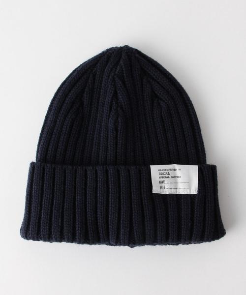RACAL(ラカル)の「<Racal> STANDARD KNIT CAP/ニット帽◆(ニットキャップ/ビーニー・メンズ・ブラック/ダークグレー/ベージュ/オレンジ/オリーブ/ネイビー・FREE)」の5枚目の写真