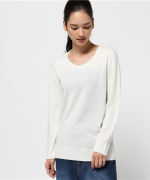 Denime | ソフトタッチクルーネックニット(ニット/セーター)