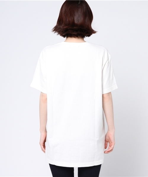 Ne-net（ネネット）の「いぬねことり T（Tシャツ/カットソー・メンズ・オフホワイト/グレー/その他4・03）」の6枚目の写真