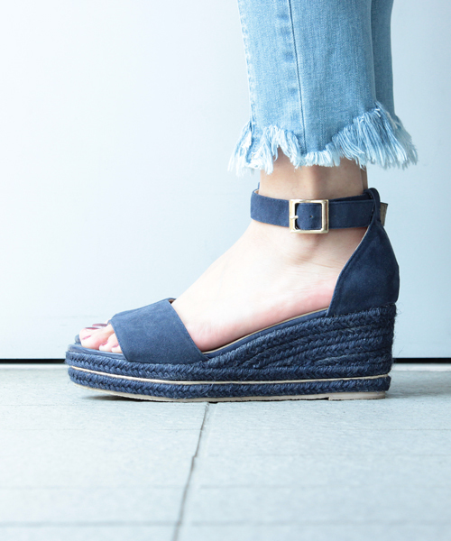 mysty woman（ミスティウーマン）の「カラージュートサンダル（サンダル・レディース・ライトグレー/ベージュ/ネイビー・MEDIUM/LARGE）」の9枚目の写真