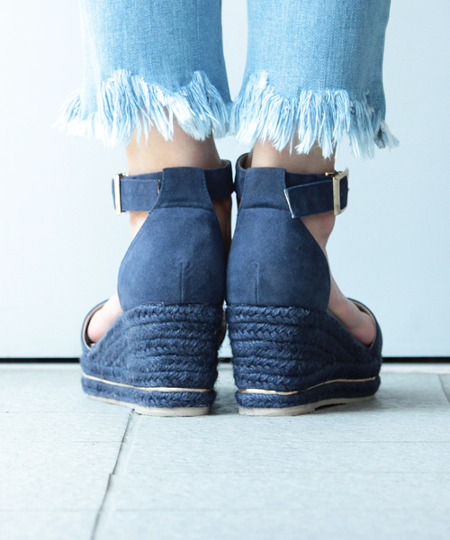 mysty woman（ミスティウーマン）の「カラージュートサンダル（サンダル・レディース・ライトグレー/ベージュ/ネイビー・MEDIUM/LARGE）」の10枚目の写真