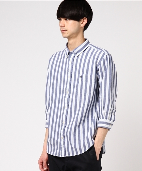 McGREGOR（マックレガー）の「ドビー八分袖シャツ（シャツ/ブラウス・メンズ・その他9/その他10・L/M/LL）」の2枚目の写真