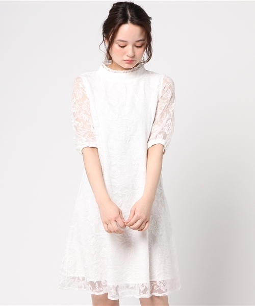 Archives アルシーヴ の 総レースワンピース ワンピース Wear