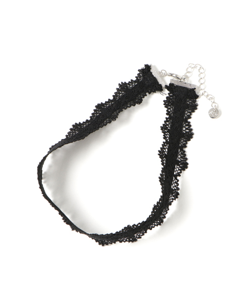 SLY（スライ）の「LACE CHOKER（チョーカー・レディース・レッド/ブラック/ネイビー・FREE）」の2枚目の写真