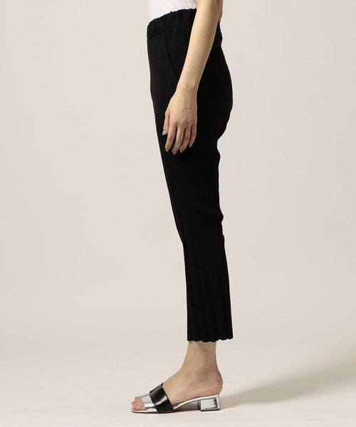 NINE(ナイン)の「ランダムリブパンツ (その他パンツ・レディース・ピンク/レッド/オフホワイト/ブラック・FREE)」の12枚目の写真