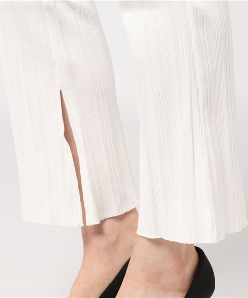 NINE(ナイン)の「ランダムリブパンツ (その他パンツ・レディース・ピンク/レッド/オフホワイト/ブラック・FREE)」の20枚目の写真