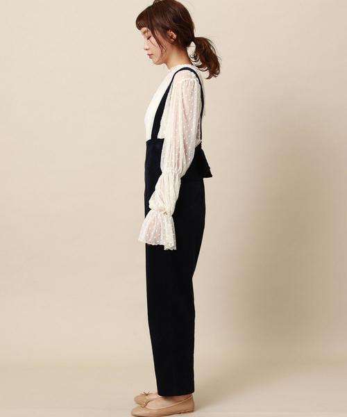 Another Edition（アナザーエディション）の「コーデュロイサスペンダーパンツ（サロペット/オーバーオール・レディース・ナチュラル/ベージュ/ネイビー/ピンク・FREE）」の16枚目の写真