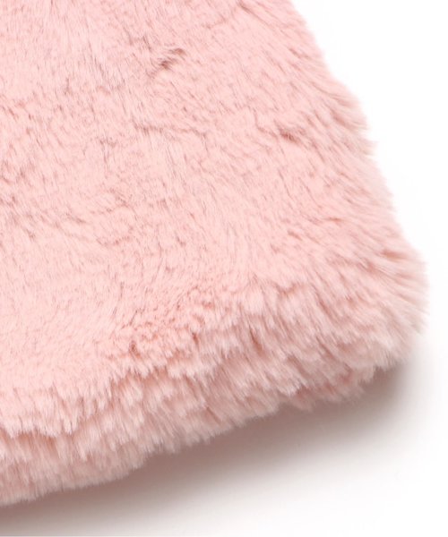 apres les cours（アプレレクール）の「ファービスチェ付き長袖Tシャツ（Tシャツ/カットソー・キッズ・ピンク/オフホワイト・100/120/110/90/130/140/80）」の10枚目の写真