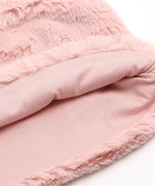 apres les cours（アプレレクール）の「ファービスチェ付き長袖Tシャツ（Tシャツ/カットソー・キッズ・ピンク/オフホワイト・100/120/110/90/130/140/80）」の11枚目の写真