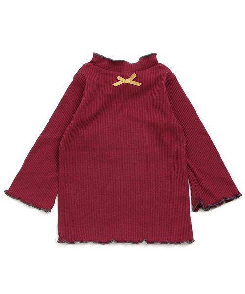 apres les cours（アプレレクール）の「ファービスチェ付き長袖Tシャツ（Tシャツ/カットソー・キッズ・ピンク/オフホワイト・100/120/110/90/130/140/80）」の13枚目の写真