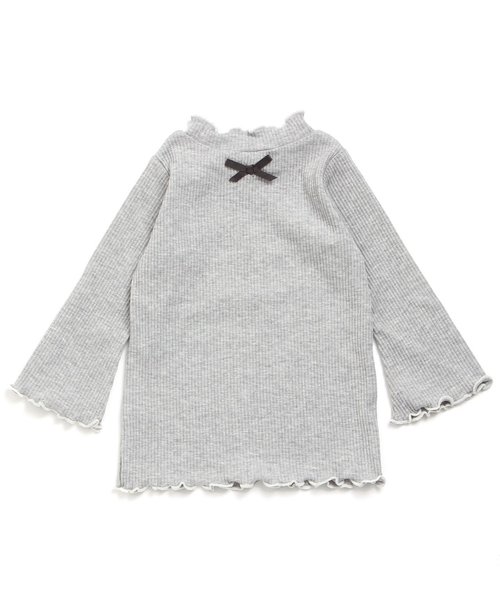 apres les cours（アプレレクール）の「ファービスチェ付き長袖Tシャツ（Tシャツ/カットソー・キッズ・ピンク/オフホワイト・100/120/110/90/130/140/80）」の14枚目の写真