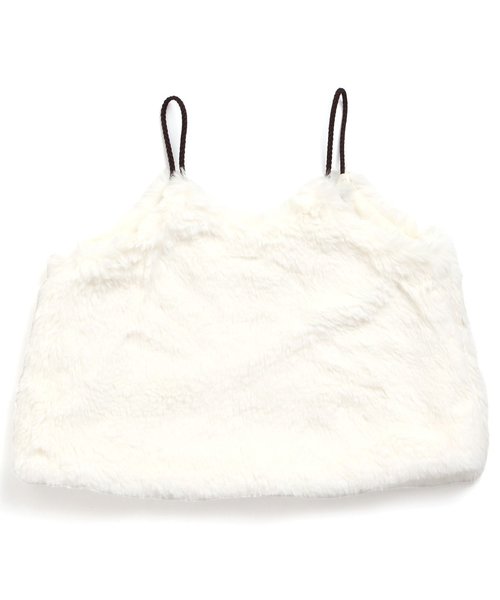 apres les cours（アプレレクール）の「ファービスチェ付き長袖Tシャツ（Tシャツ/カットソー・キッズ・ピンク/オフホワイト・100/120/110/90/130/140/80）」の15枚目の写真