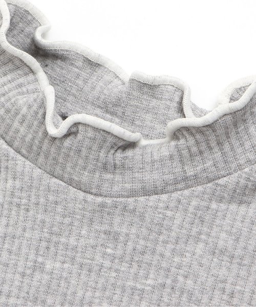 apres les cours（アプレレクール）の「ファービスチェ付き長袖Tシャツ（Tシャツ/カットソー・キッズ・ピンク/オフホワイト・100/120/110/90/130/140/80）」の17枚目の写真