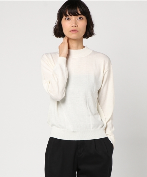 FREE'S MART（フリーズマート）の「ハイネックニット（ニット/セーター・レディース・ブラック/ボルドー/パープル/ホワイト・FREE）」の13枚目の写真