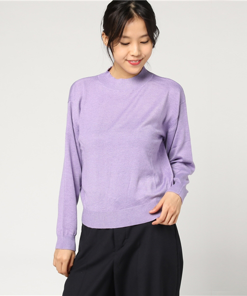 FREE'S MART（フリーズマート）の「ハイネックニット（ニット/セーター・レディース・ブラック/ボルドー/パープル/ホワイト・FREE）」の16枚目の写真