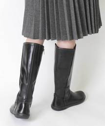 【美品】BIRKENSTOCK　ファーミントン　サイドジップ　レザーロングブーツ 美品】BIRKENSTOCK ファーミントン サイドジップ レザーロング
