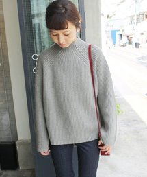 《WEB限定》片畦スタンドフレアスリーブニット◆