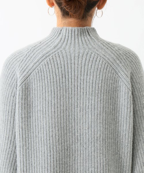 【新品未使用品】IENA SLOBE フレアスリーブ ニット セール】《WEB限定》片畦スタンドフレアスリーブニット