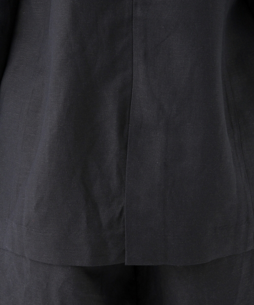 A part by(アパートバイ)の「LiRyノーカラージャケット 786941(ノーカラージャケット・レディース・ライトベージュ/ネイビー・FREE)」の14枚目の写真