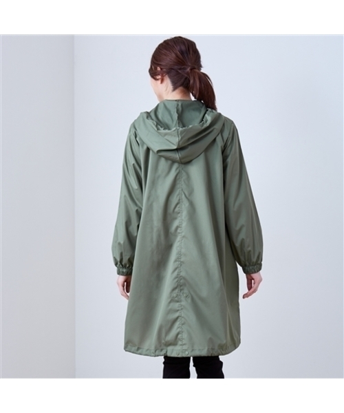 モンクレール　トレンチコート　レインコート　フリル　カーキ　モッズコート　0 モンクレール トレンチコート レインコート フリル カーキ モッズ