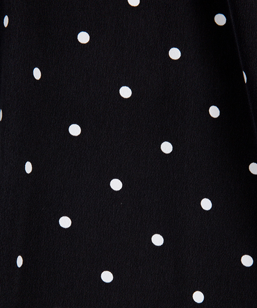 PUNYUS（プニュズ）の「ドットロングスカート（スカート・レディース・ブラック/ピンク・1/4/2/3）」の6枚目の写真