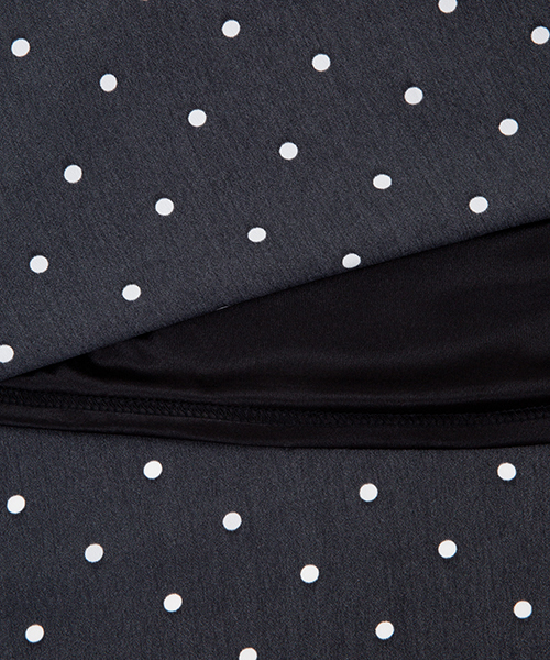 PUNYUS（プニュズ）の「ドットロングスカート（スカート・レディース・ブラック/ピンク・1/4/2/3）」の9枚目の写真