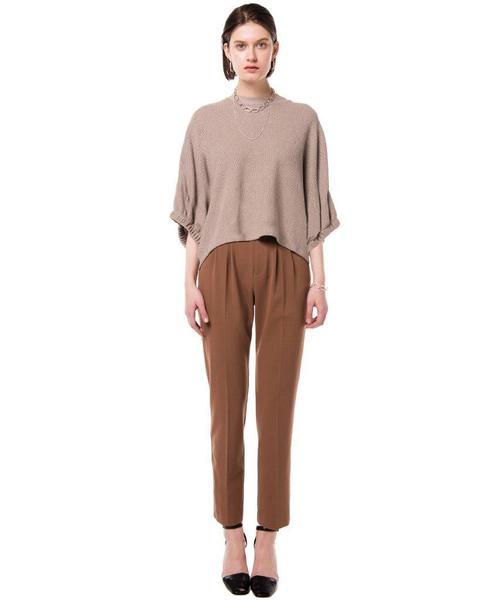 CLANE（クラネ）の「CROPED BALLOON TOPS（Tシャツ/カットソー・レディース・ブラック/ホワイト/グレー・1/2）」の7枚目の写真