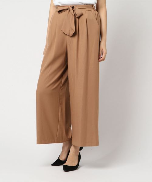 INGNI（イング）の「サッシュ付ツイルワイド／パンツ（その他パンツ・レディース・ブラウン/カーキ/キャメル/マスタード/ボルドー/ブラック・MEDIUM）」の17枚目の写真