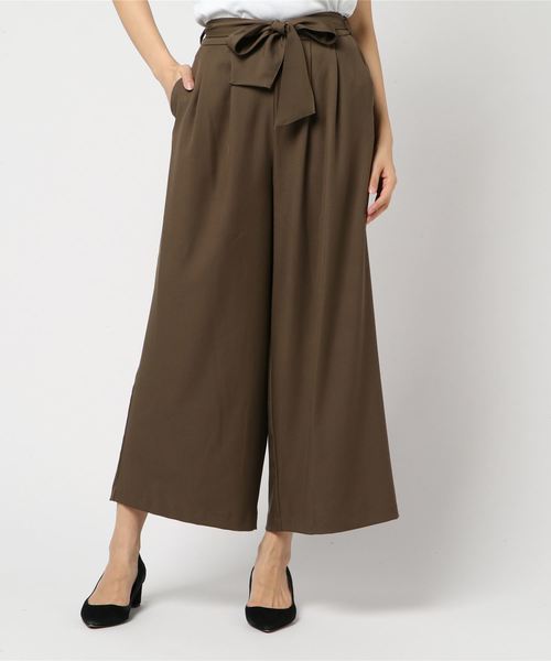 INGNI（イング）の「サッシュ付ツイルワイド／パンツ（その他パンツ・レディース・ブラウン/カーキ/キャメル/マスタード/ボルドー/ブラック・MEDIUM）」の20枚目の写真