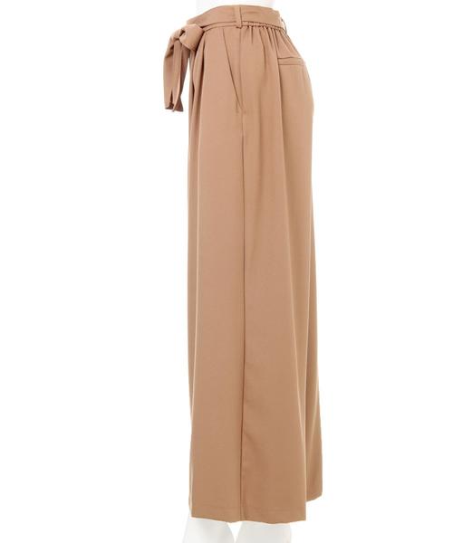 INGNI（イング）の「サッシュ付ツイルワイド／パンツ（その他パンツ・レディース・ブラウン/カーキ/キャメル/マスタード/ボルドー/ブラック・MEDIUM）」の8枚目の写真