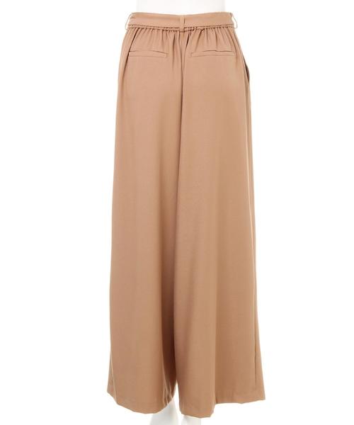 INGNI（イング）の「サッシュ付ツイルワイド／パンツ（その他パンツ・レディース・ブラウン/カーキ/キャメル/マスタード/ボルドー/ブラック・MEDIUM）」の9枚目の写真