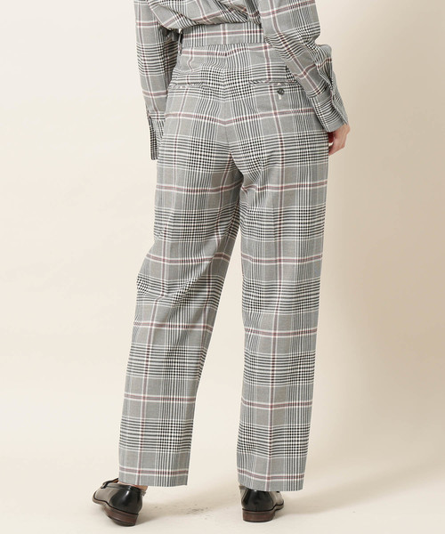 SALON adam et rope'(サロン アダム エ ロペ)の「TRグレンチェックパンツ(その他パンツ・レディース・ブラック/グレー・M/S)」の5枚目の写真