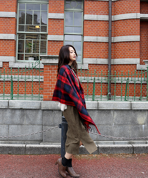 n'ee-ne（ネーネ）の「ジャンパースカート（ジャンパースカート・レディース・ブラウン/カーキ・M/L）」の9枚目の写真