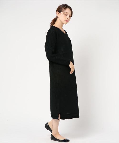 セール ゆったりローゲージロングニットワンピース ワンピース Kobe Lettuce コウベレタス のファッション通販 Zozotown