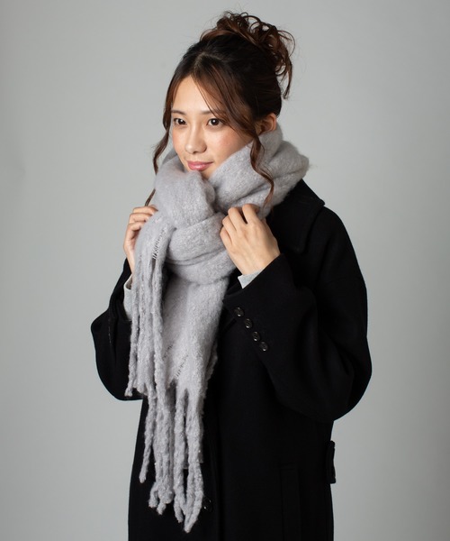 WYTHE(ワイス)の「ボリュームフリンジマフラー(マフラー/ショール)」|A