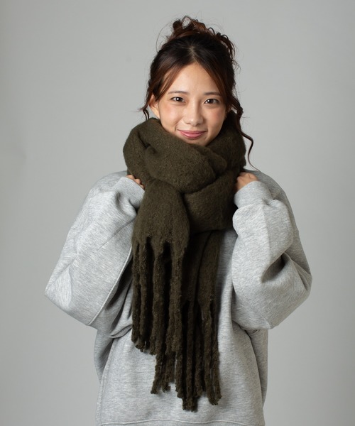 WYTHE(ワイス)の「ボリュームフリンジマフラー(マフラー/ショール)」|C