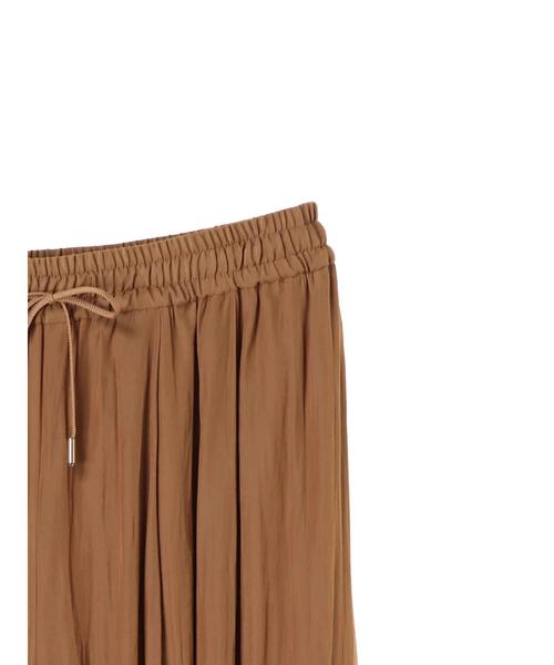 YECCA VECCA（イェッカヴェッカ）の「シルキーギャザーワイドパンツ ●（その他パンツ・レディース・ライトグレー/ネイビー/ブラウン/サックスブルー・FREE）」の11枚目の写真