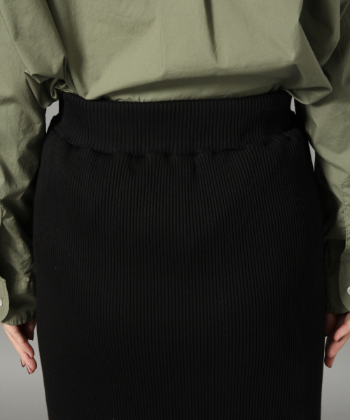 LOWRYS FARM（ローリーズファーム）の「カットリブマキシスカート　824436（スカート・レディース・アイボリー/ブラック/ベージュ/ブルー・FREE）」の10枚目の写真