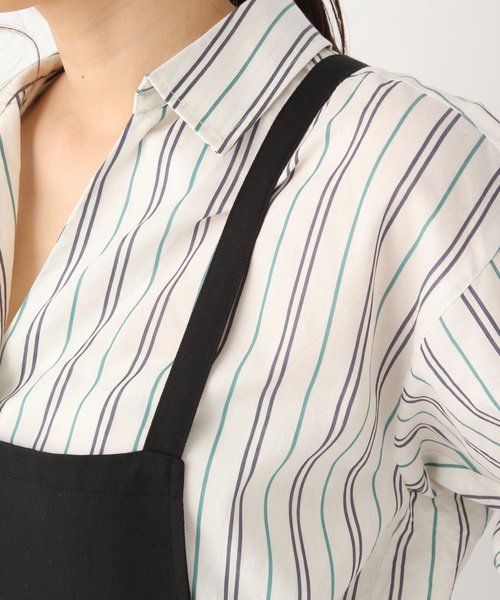 GLOBAL WORK（グローバルワーク）の「エプロンキャミサロペット/821271（サロペット/オーバーオール・レディース・ブラック/ベージュ/グレー/ネイビー・MEDIUM/LARGE）」の9枚目の写真