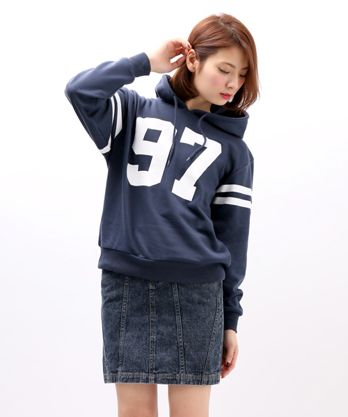 Wego ウィゴー の Wego 97ナンバービッグパーカー パーカー Wear